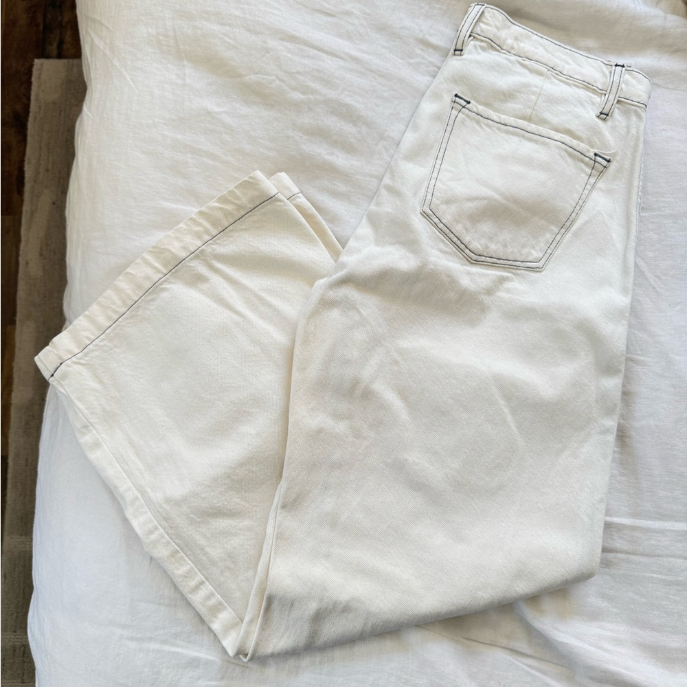 NWOT FRAME DENIM le pixie baggy palazzo jeans - Picture 5 of 5
